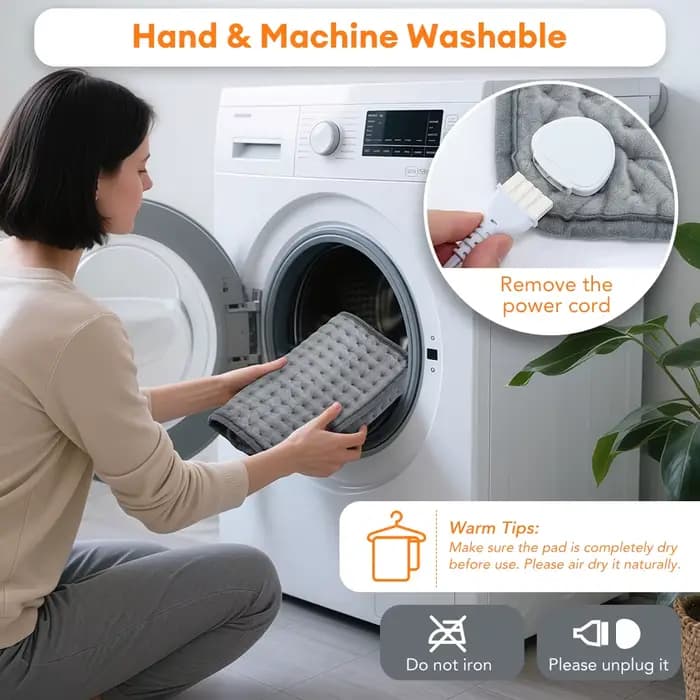 Coussin chauffant électrique pour crampes de période