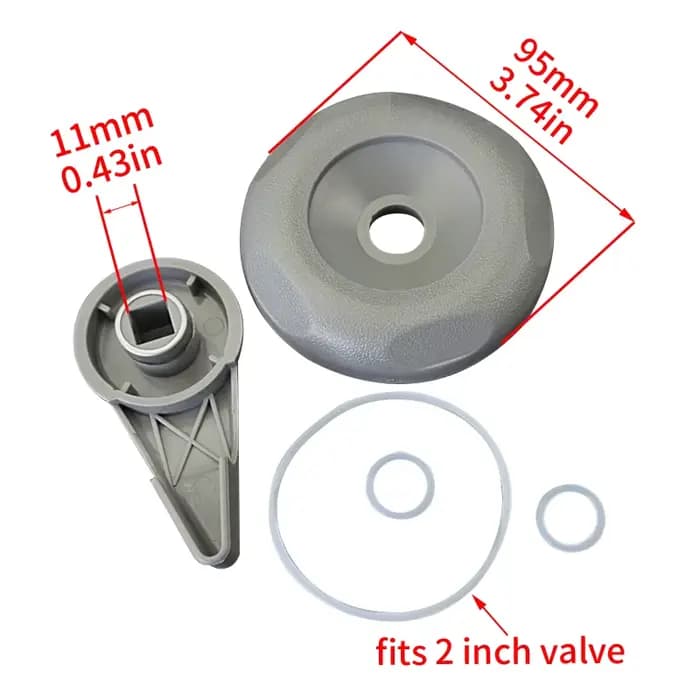 Valve d'eau inverseur pour spa 2 "/1.5 en effet