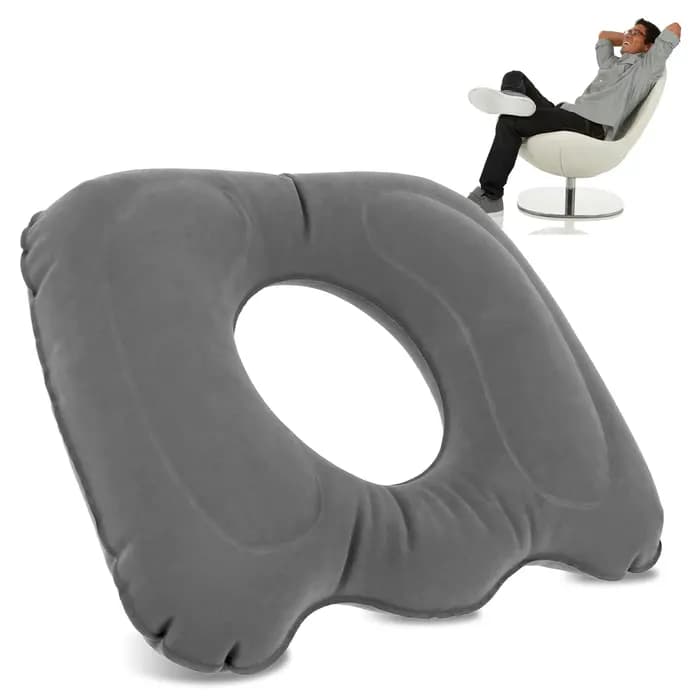 Coussin de siège gonflable en forme de beignet
