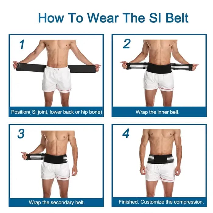 Ceinture de hanche sacro-iliaque pour hommes et femmes