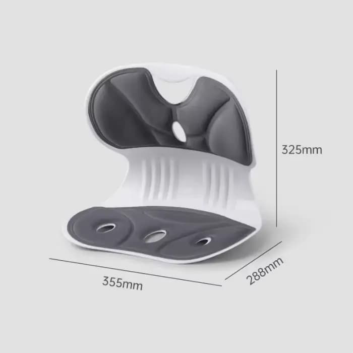 Coussin de siège ergonomique orthopédique pour le soutien lombaire