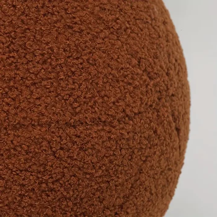 Coussin sphérique de Style nordique, 1 pièce, coussin en velours doux, couleur unie, peluche, coussin de canapé, coussin de chaise pour la décoration de la maison