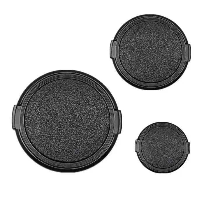 Capuchon d'objectif d'appareil photo 49mm 52mm 55mm 58mm 62mm 67mm 72mm 77mm 82mm 95mm 105mm compatible avec les objectifs Nikon Canon Fuji