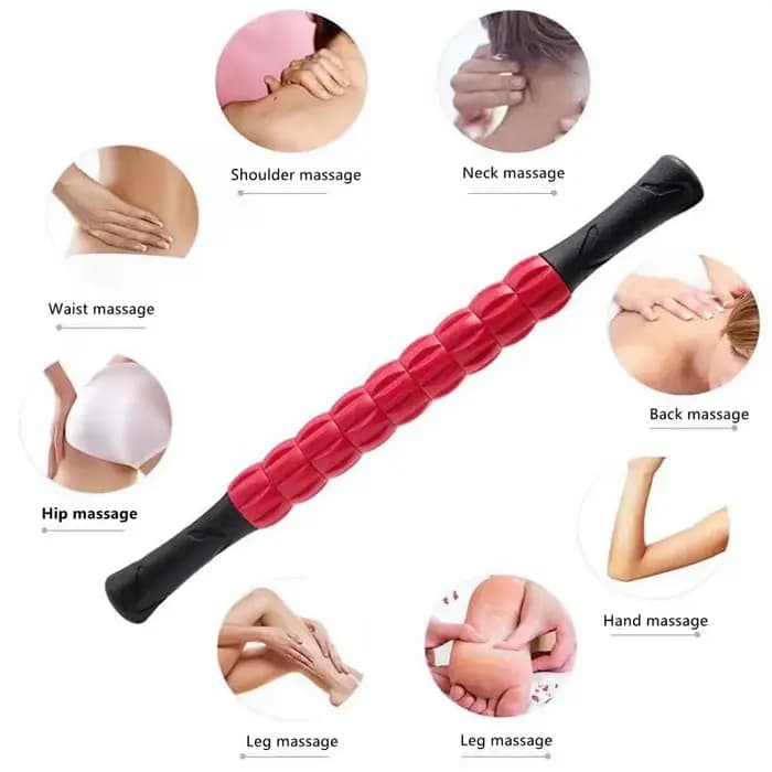 1x rouleau de Massage Portable à 9 roues bâton