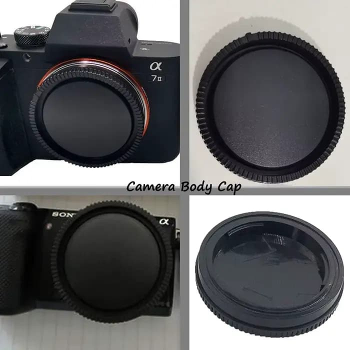 Corps de caméra à monture E et capuchon d'objectif arrière pour Sony FX3 FX30 A1 A7 IV III II A7S A7R V A9 A6700 A6600 A6500 A6400 A6000 NEX-6 NEX-7