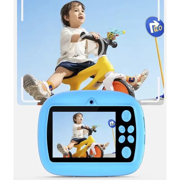 Caméra d'impression pour enfants, imprimante thermique instantanée, enregistreur vidéo intelligent numérique, double objectif, Selfie, cadeaux de vacances pour enfants