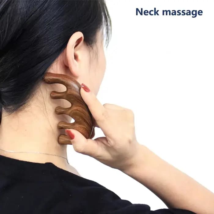 Masseur de tête en bois de santal