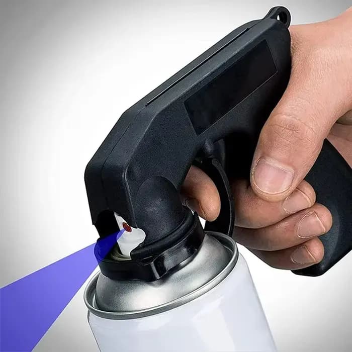 Pistolet de pulvérisation de peinture de polissage universel, poignée de peinture en plastique, pistolet de pulvérisation manuel auto-pulvérisation réutilisable, outil d'entretien de voiture