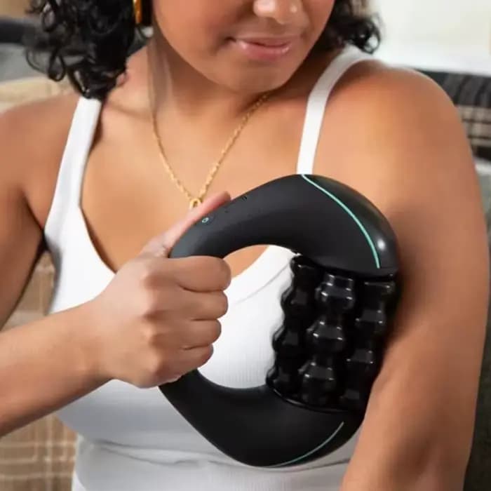 Mini masseur à percussion rotatif pour soulager la fatigue corporelle