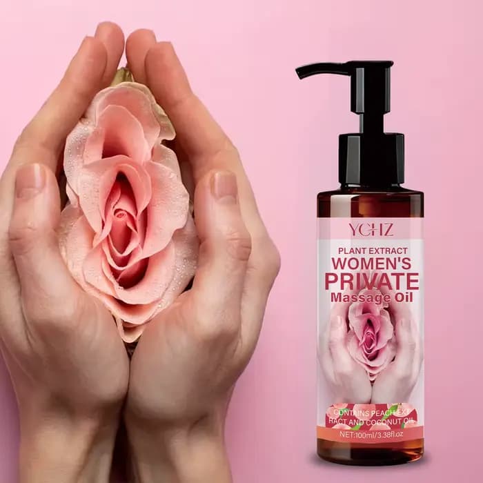 Huile de massage intime pour femmes - Parfum longue durée