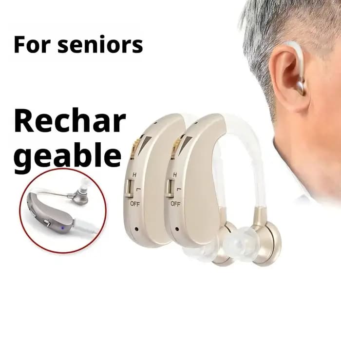 Aide auditive pour personnes âgées, amplificateur de son clair, port confortable, volume réglable, amplificateur de son pour perte auditive