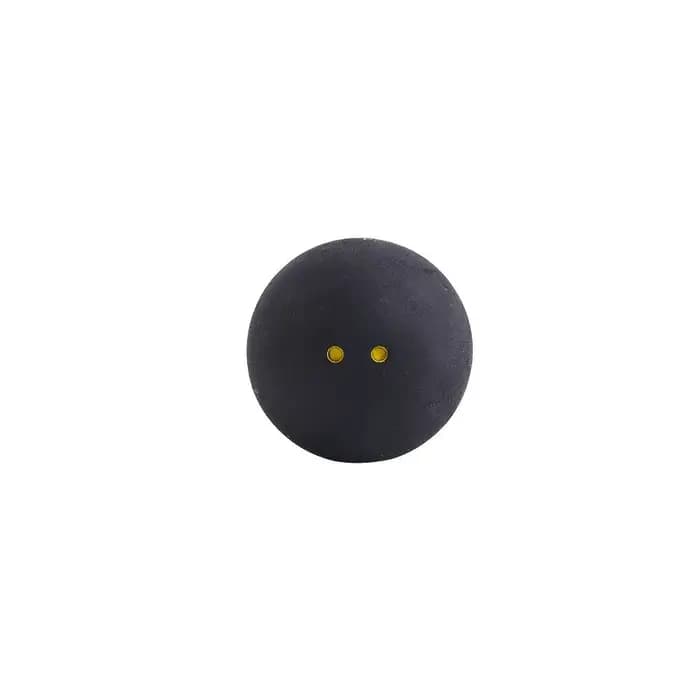 Balles de squash en caoutchouc pour compétition, double point jaune, faible vitesse, pour entraînement