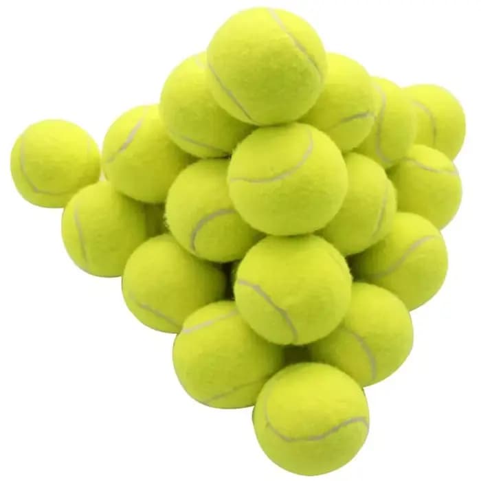 Lot de 3 balles de tennis haute élasticité pour entraînement et matchs