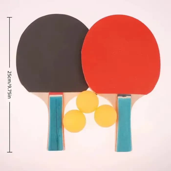 Ensemble de raquettes de tennis de table légères, raquettes de ping-pong professionnelles avec poignées ergonomiques pour l'entraînement en club