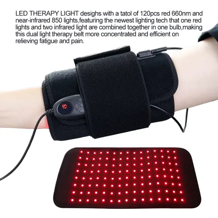Coussin de thérapie par lumière infrarouge LED 3 en 1