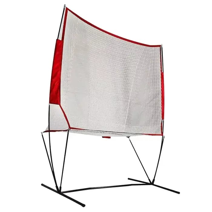Filet de rebond portable pour l'entraînement au tennis avec structure et système de retour pour la pratique en solo