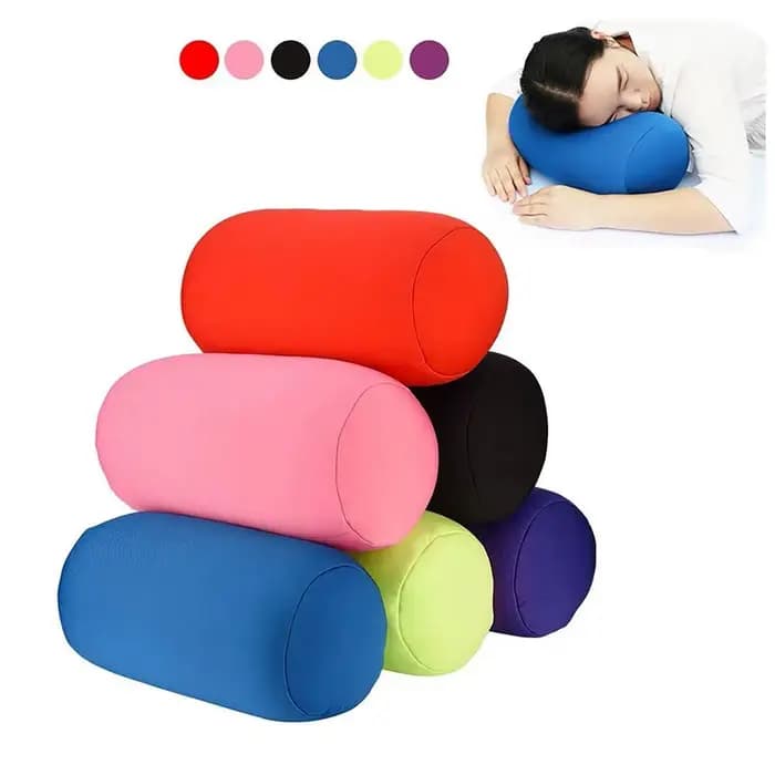 Nouvel oreiller de voyage ergonomique en microbilles de mousse