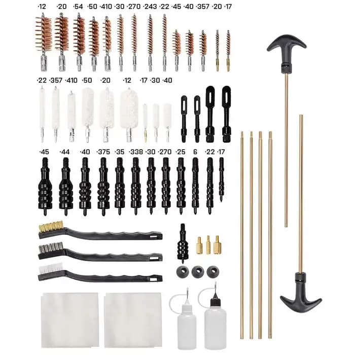 Kit de nettoyage de pistolet tactique, brosse de nettoyage de pistolet de fusil, outil de nettoyage d'armes à feu, accessoires de chasse Glock19 M16 Ar 15