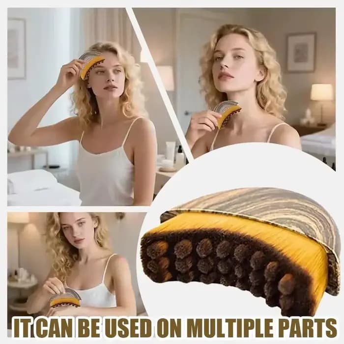Brosse de massage lymphatique pour le visage