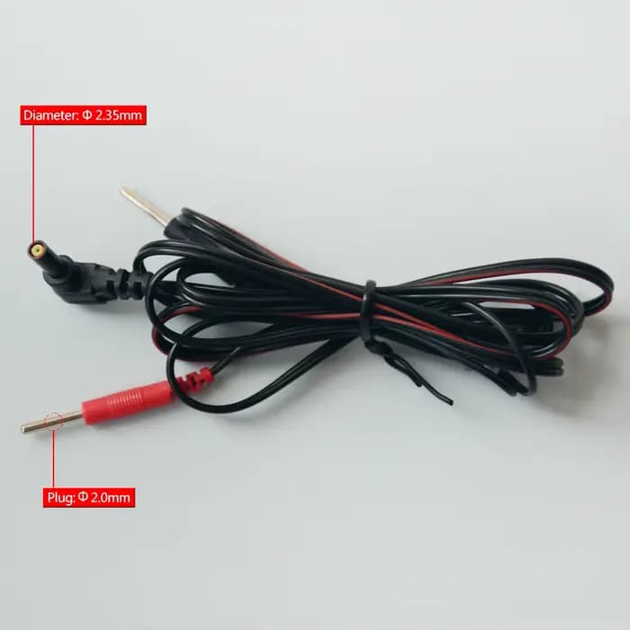 Câbles de plomb TENS d'électrode de remplacement
