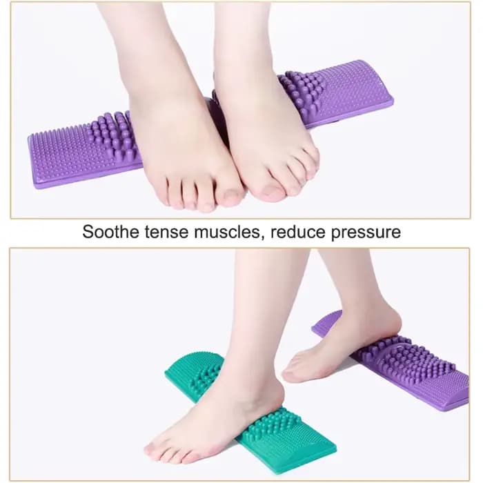 Masseur de pieds tapis de Massage en plastique robuste Portable réflexologie à domicile orteil acupression Relax
