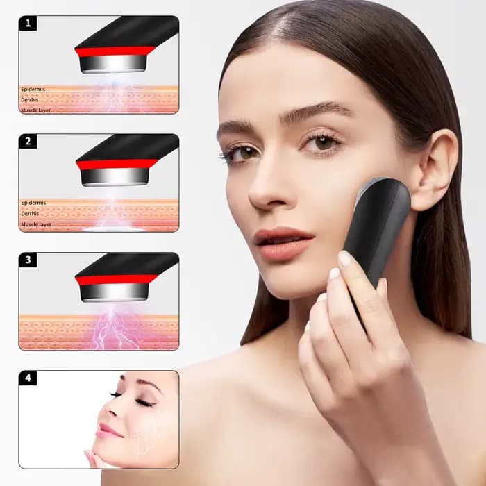 7 couleurs Age-R Booster Pro soins de la peau du visage Anti-rides dispositif de beauté EMS microcourant ascenseur