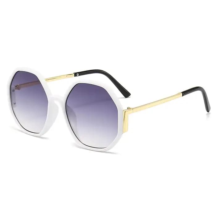 Lunettes de soleil hexagonales pour hommes et femmes, lunettes de soleil carrées irrégulières, nuances de conduite et de pêche, créateur de marque, UV400, luxe Oculus
