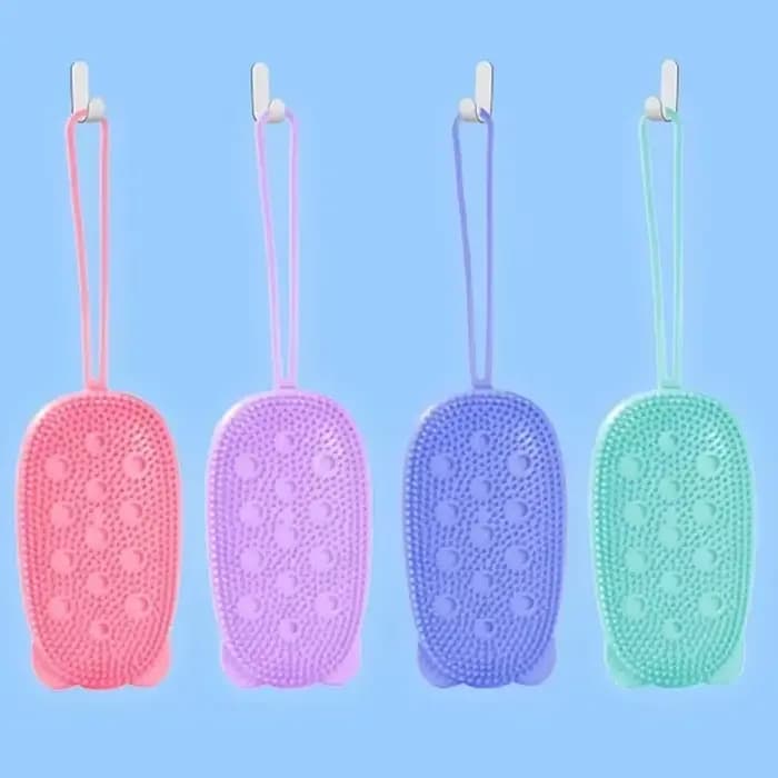 Brosse de Massage Double face pour bain de dossier du cuir chevelu