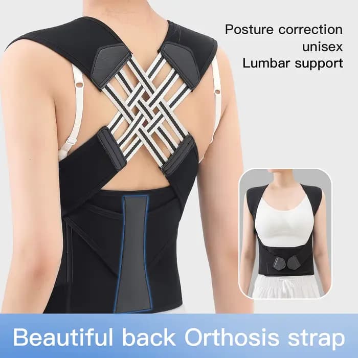 Correcteur de posture dorsal pour femmes et hommes