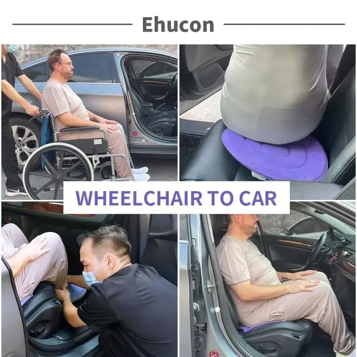 Ehucon 360 ° coussin de siège pivotant pour personnes âgées
