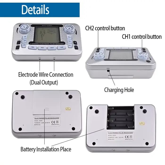 Masseur d'impulsions électroniques Tens Ems Machine