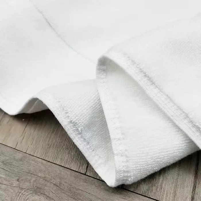 Serviette de sol blanche épaisse 100% coton, douce, antidérapante, absorbant l'eau, tapis de SPA pour hôtel, maison, salle de bain, baignoire, lavable, 50x80cm
