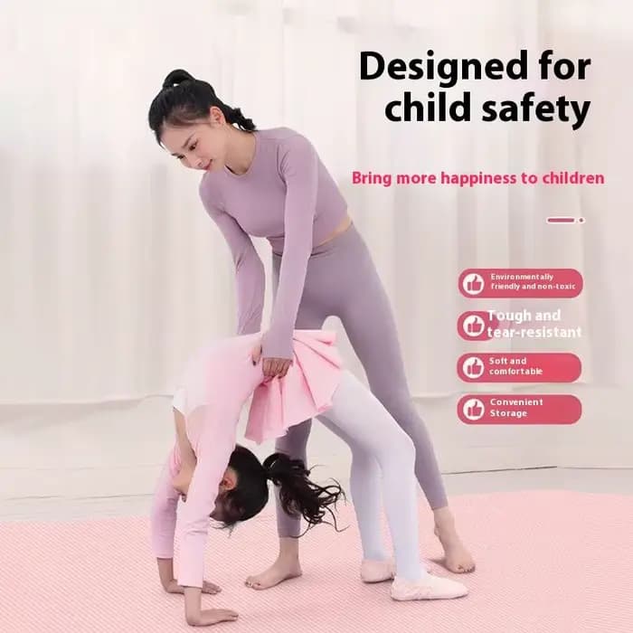 Tapis de yoga athlétique antidérapant de 10 mm pour l'entraînement à domicile