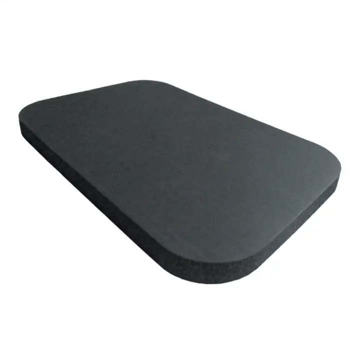 Coussin de protection noir pour genoux en éponge