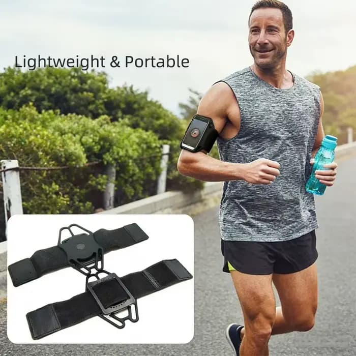 Bracelet de sport pour téléphone, réglable, respirant, pour la course, le cyclisme, la diffusion en direct et l'exercice en extérieur