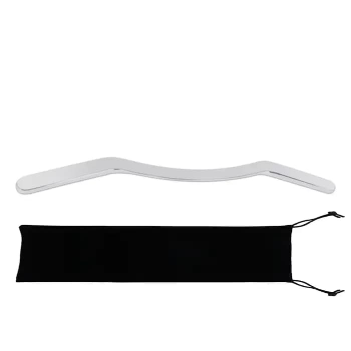 Outil de Massage de grattage Gua Sha en acier inoxydable