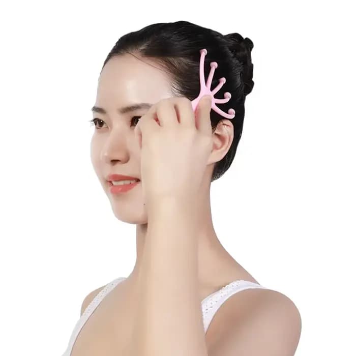 Instrument de massage de tête pour le cuir chevelu