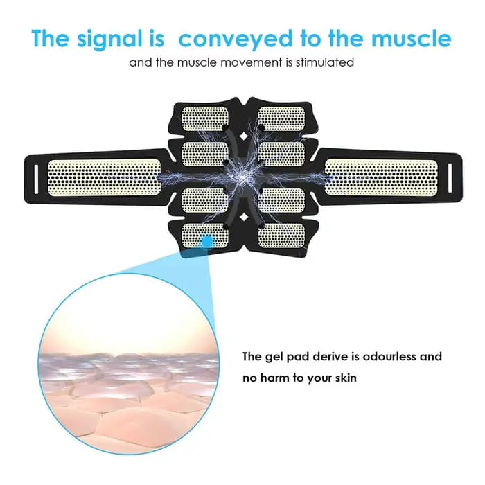 Eletroestimulador EMS stimulateur musculaire Abdominal masseur électrique électrostimulation entraîneur de hanche équipement de Fitness de gymnastique à domicile
