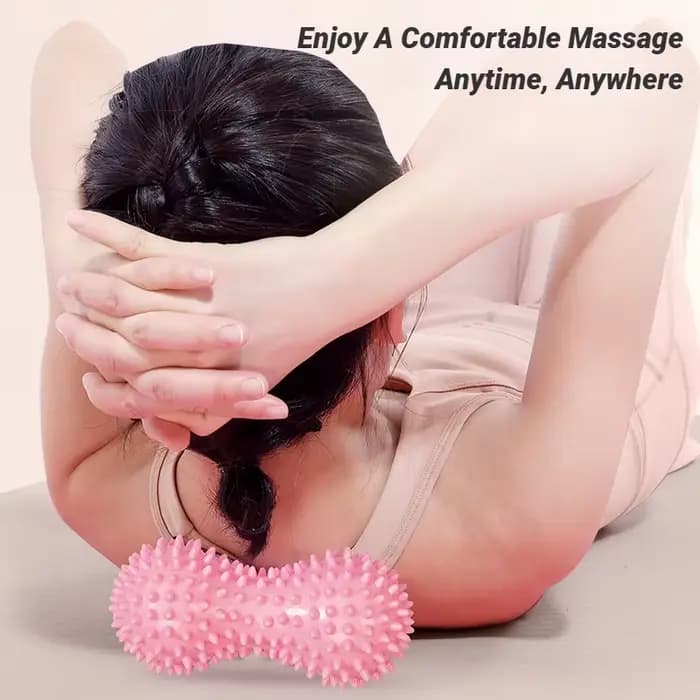 Balle de massage picotsée en forme d'arachide pour l'entraînement