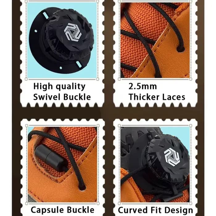 1/2 paire de lacets automatiques sans nœuds, lacets épais en corde pour baskets de tennis, installation simple, boucle pivotante, accessoires pour chaussures