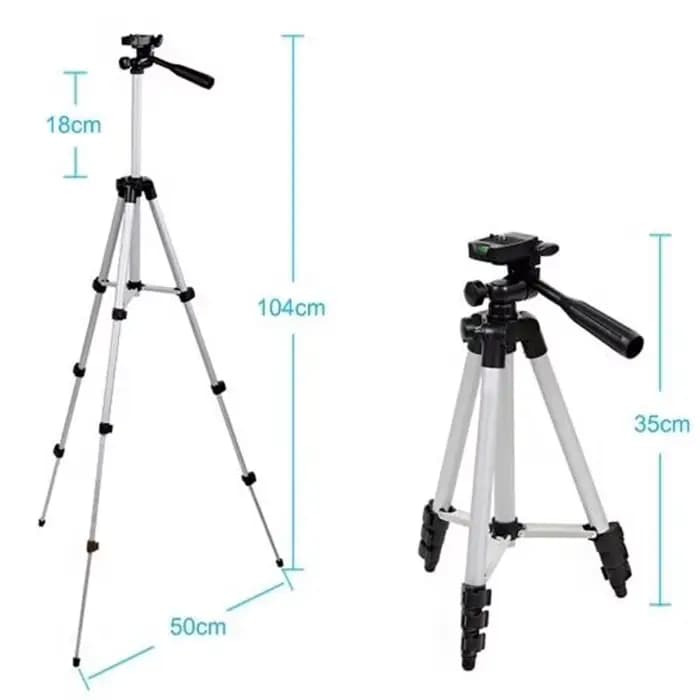 Trépied de caméra en aluminium pour appareil photo reflex numérique Canon Nikon Sony, caméscope vidéo