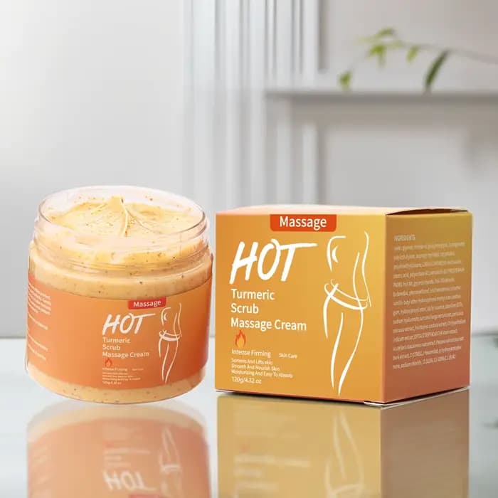 Massage au curcuma gommage Massage blanchissant et exfoliant