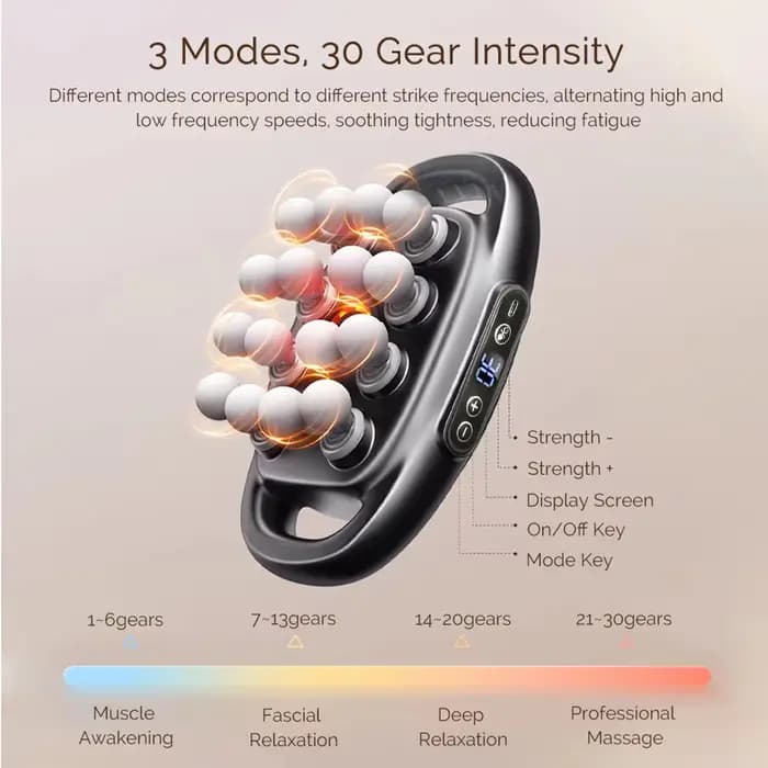 Ensemble de pistolets de massage électriques pour tissus profonds