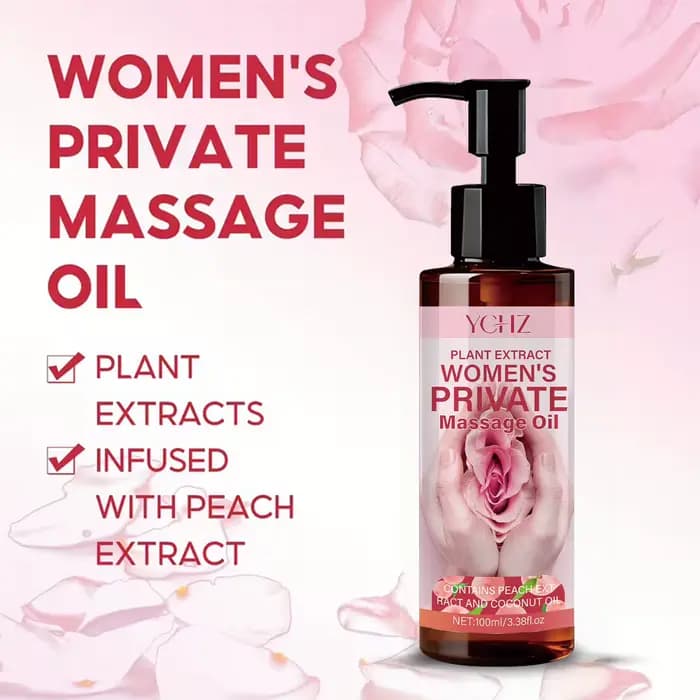 Huile de massage intime pour femmes - Parfum longue durée