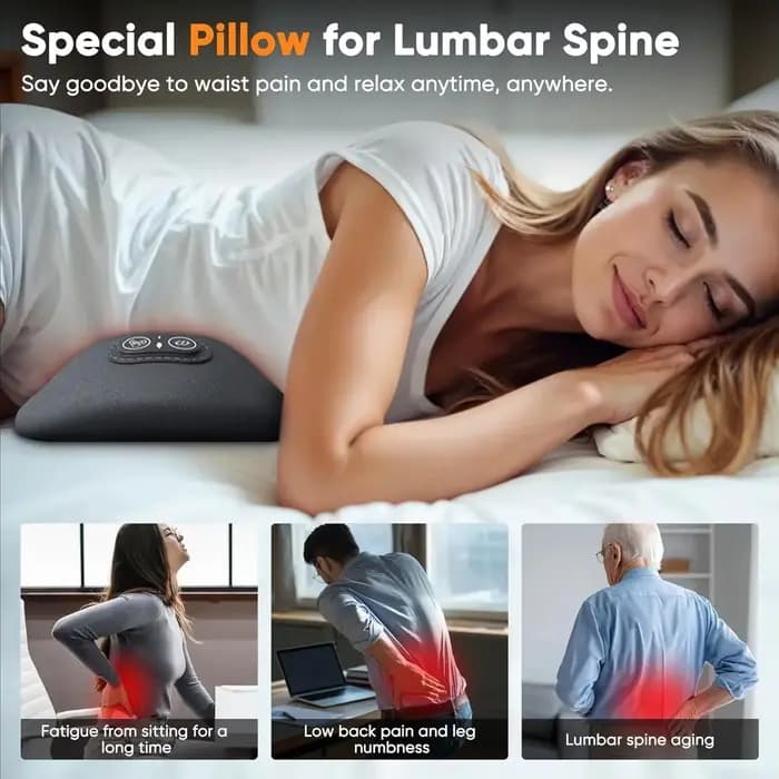 Masseur dorsal 3-en-1 avec fonction de soulagement pour le sommeil