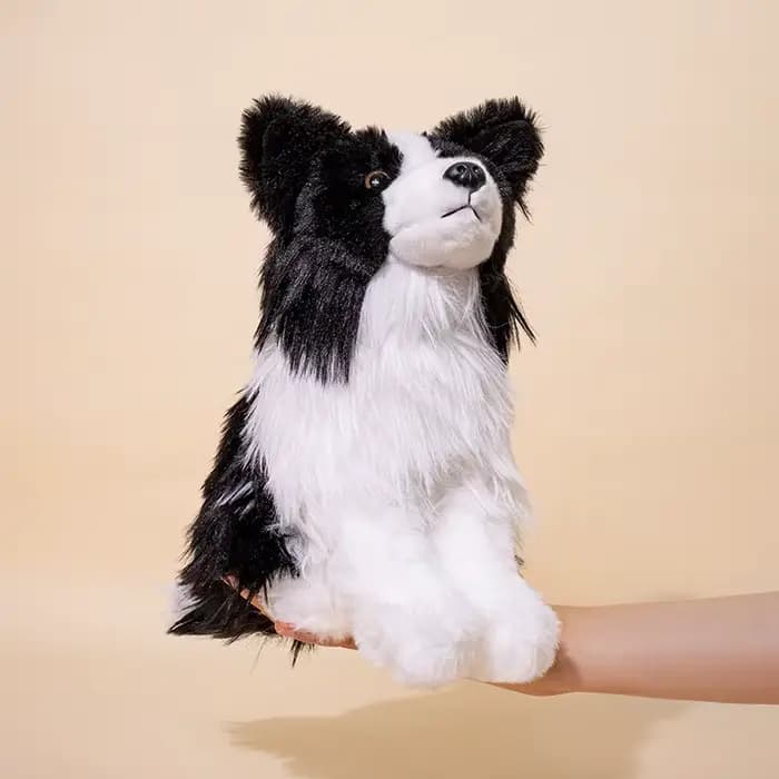 Peluche chien bouledogue français, Border Collie, Chihuahua, 22cm, mignon, Kawaii, joli cadeau d'anniversaire pour enfants, 1 pièce