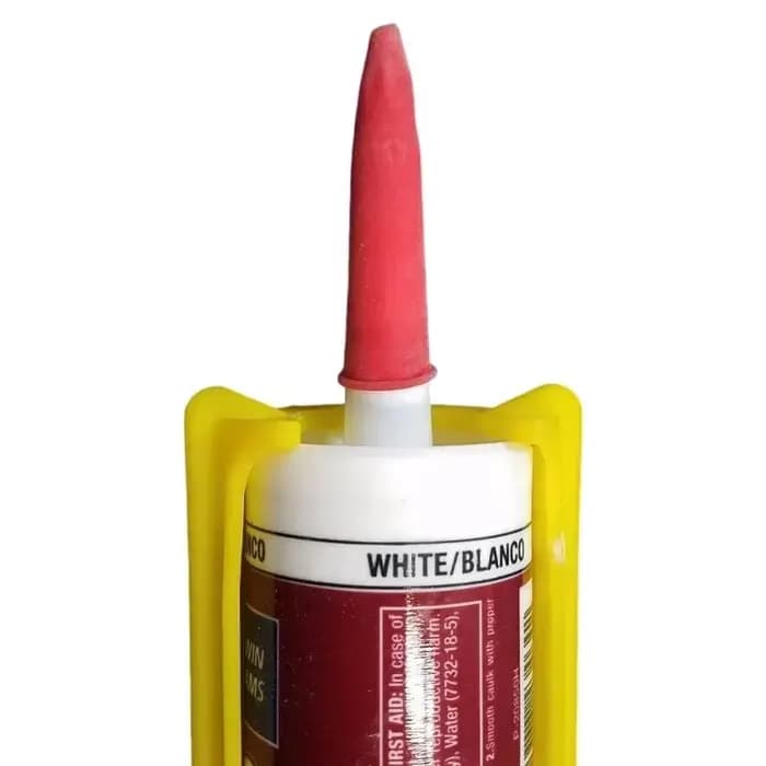 Buse de odorà calfeutrer rouge, capuchon d'économie de calfeutrage, scellant économiseur, tube de calfeutrage ouvert pour bancs et préservé, lot de 20 pièces
