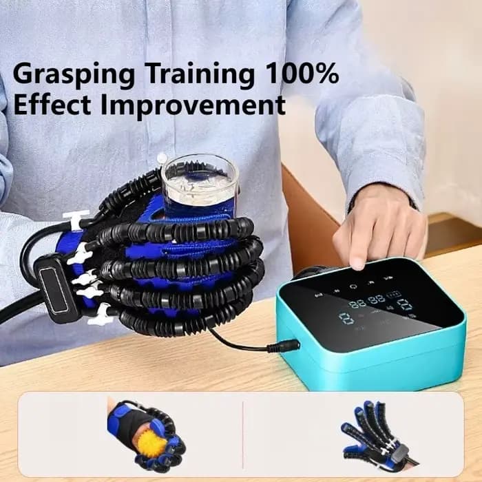 Gants robotisés pour la rééducation des doigts