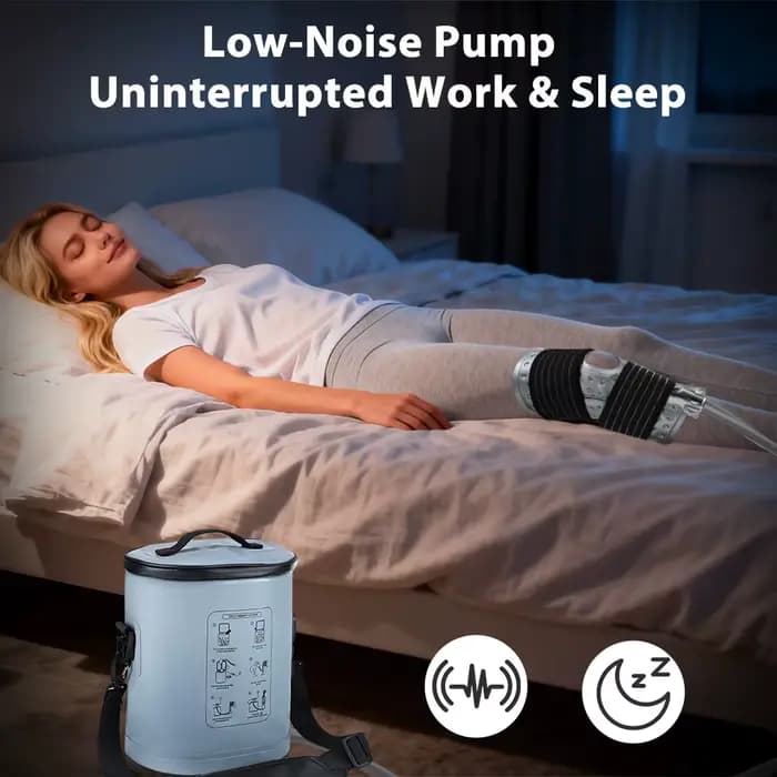 Appareil portable de thérapie par eau froide circulante pour genoux