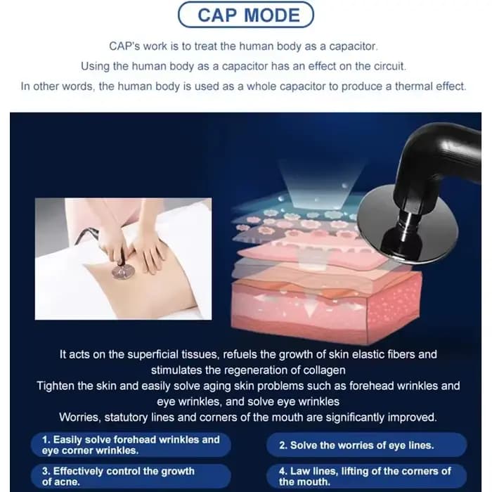 448Khz CET RET Tecar dispositif INDIBA Machine de physiothérapie Rf haute radiofréquence diatermie Pro perte de poids système de soins de santé
